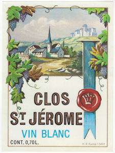 Clos St. Jerome
Vin Rouge